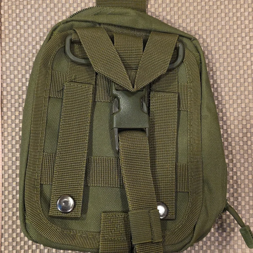 Olive Green Tactical Men's Bag